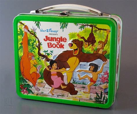 metal jungle book lunch box|jungle book metal lunch box for sale .